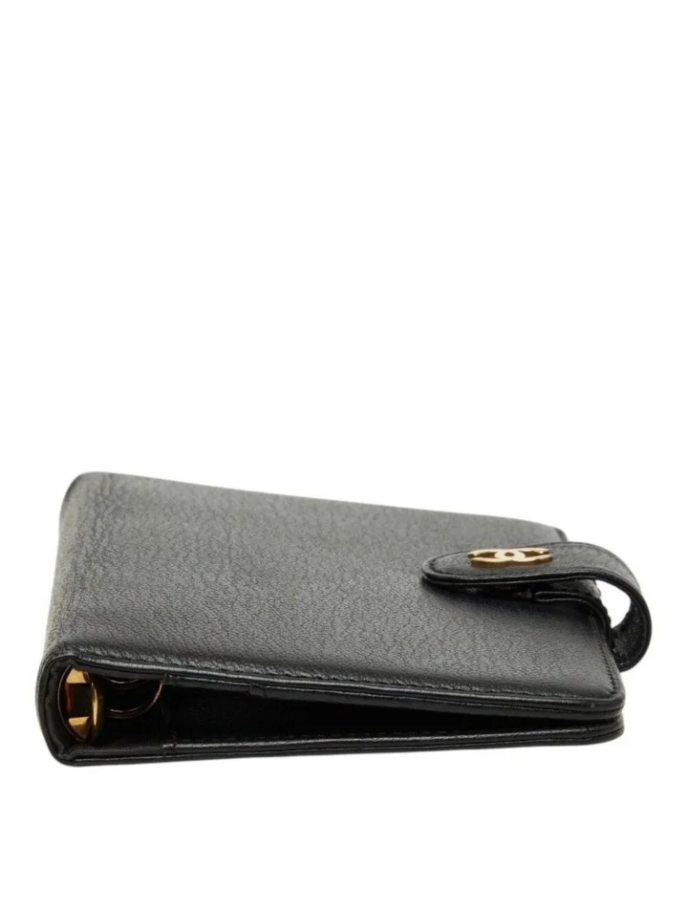 Chanel CC Logo Notebook Cover Leather Agenda